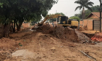 Construção de ponte é iniciada na avenida José Martins Monteiro