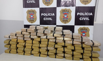 Droga avaliada em mais R$800 mil reais é apreendida pela PJC na região de fronteira