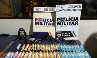 Durante abordagem Polícia Militar apreende revólver e detém suspeito por direção perigosa