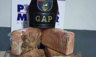 Em Mirassol, motorista tenta fugir e acaba preso com 11 tabletes de pasta base