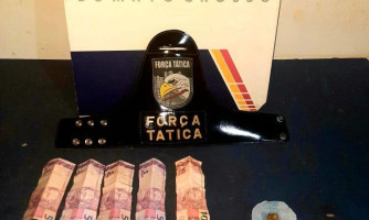 Força Tática detém duas pessoas por tráfico de drogas no Ginásio Bezerrão