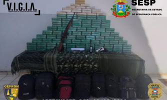 Gefron apreende 170 kg de cocaína; 5 suspeitos morreram após troca de tiros