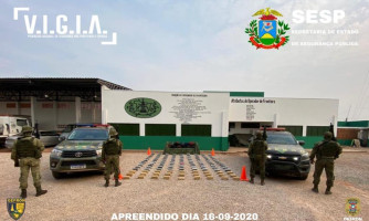 Gefron apreende mais de 250 quilos de drogas em Porto Esperidião