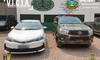 Gefron prende homem com várias passagens criminais e apreende veículo