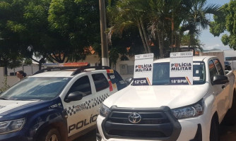 Hilux de locadora é interceptada em Pontes e Lacerda; empresa acionou a PM