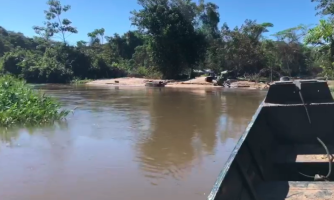 Homem é baleado enquanto dormia dentro de um barco no garimpo do Rio Sararé