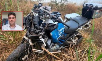 Médico de Goiás sofre grave acidente de moto em MT; quadro é estável