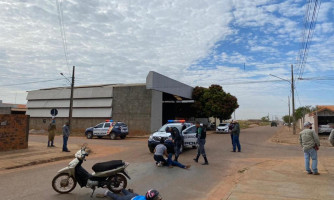 Menina de 14 anos fica ferida em acidente na Av. Ayrton Senna