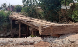 Moradores sofrem com interdição da ponte do Vera Lúcia que já dura um ano