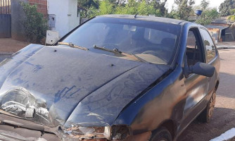 Motorista foge de um acidente e causa outro em Pontes e Lacerda