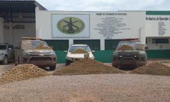 PF, Exército e Gefron apreende mais de 400 quilos de cocaína em Vila Bela