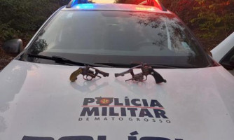 PM liberta família mantida refém e suspeitos são presos em flagrante em Lambari D’Oeste