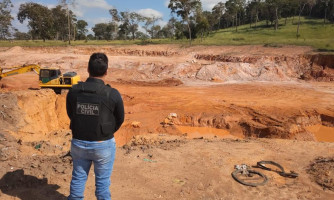 Polícia Civil investiga crime ambiental em área próximo a Serra do Patrimônio