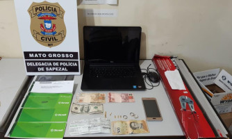 Polícia Civil prende autor de furto ocorrido em Comodoro e recupera parte dos produtos
