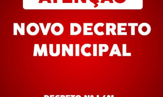 Prefeitura de Nova Lacerda altera decreto que restringe funcionamento de comercio local e atividades de templos religiosos