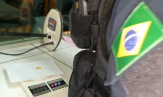 PRF apreende ouro extraído de garimpo em Pontes e Lacerda