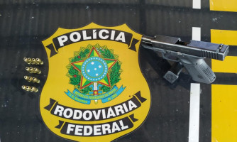 PRF em Pontes e Lacerda prende homem por porte ilegal de arma de fogo