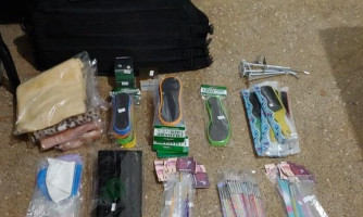 Produtos e equipamentos furtados são recuperados e um suspeito é preso
