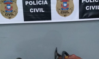 Sitiante é preso por comprar motosserra roubada