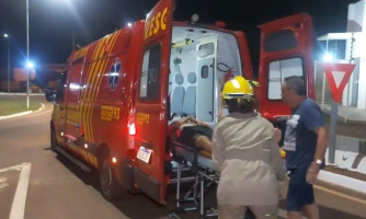 Vítima é encaminhada para Cáceres em estado grave depois de acidente