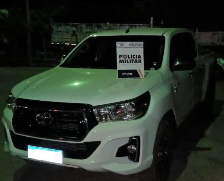 Adolescente é rendido com caminhonete furtada em Cáceres