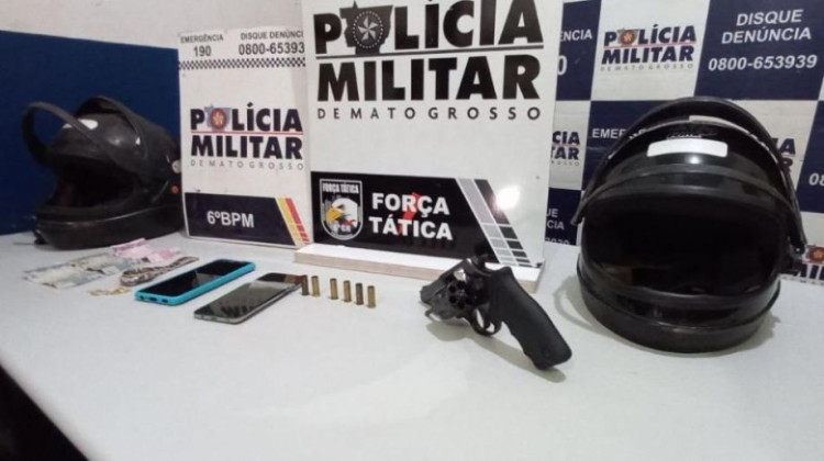 Força Tática prende dupla após tentativa de homicídio em Cáceres