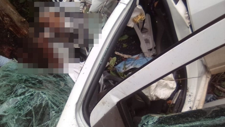 Pai e filha morrem em acidente em Corolla na BR-364 em Comodoro