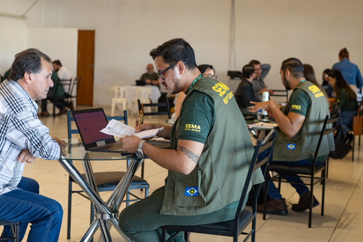 Sema leva atendimento sobre Cadastro Ambiental Rural para produtores da região de Cáceres
