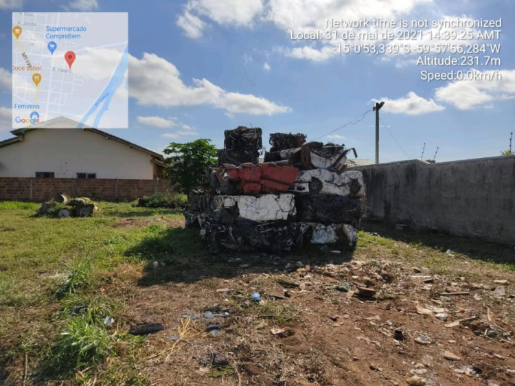 Veículos inservíveis são destruídos e pátio da Delegacia de Vila Bela é liberado