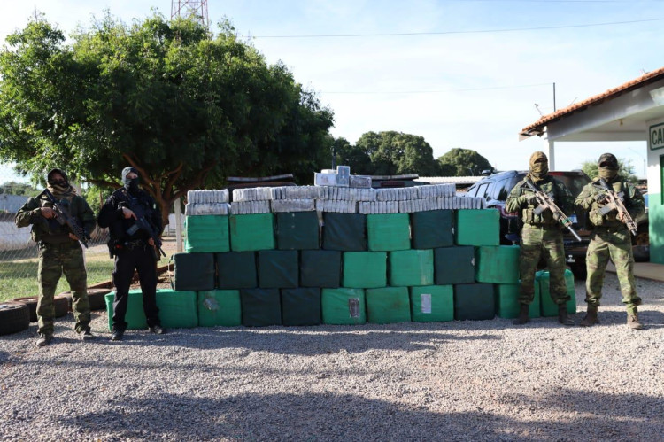 Mais de sete toneladas de drogas são apreendidas em 5 meses em MT