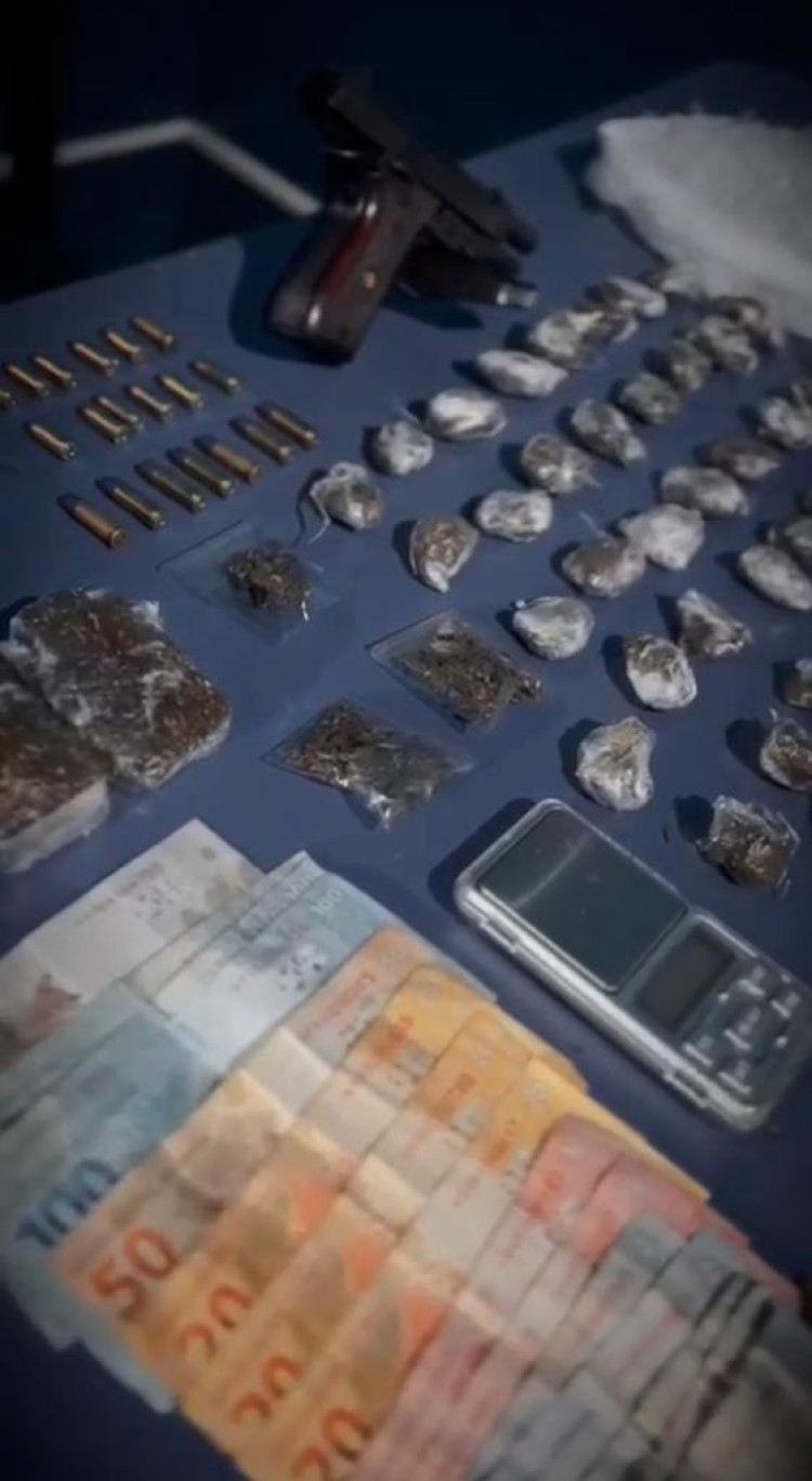 Em ação conjunta da policia 2 pessoas são detidas com drogas em Nova Lacerda