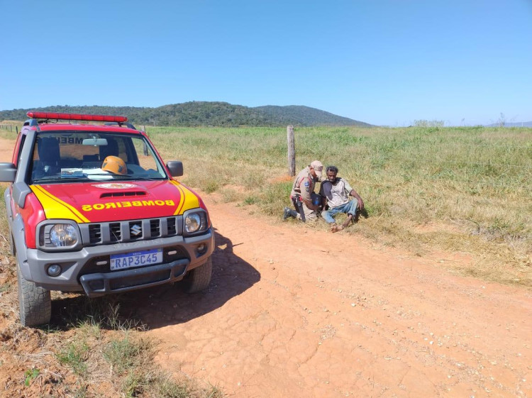 Idoso desaparecido há três dias é localizado pela equipe de busca dos Bombeiros