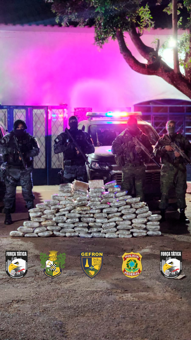Operação Hórus- Guardiões das fronteiras Gefron  , Policia Federal, Policia Militar ,Força Tática CR XII e Força Tática CR IV