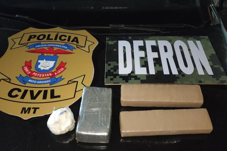 Polícia Civil apreende adolescente com quatro tabletes de drogas na fronteira