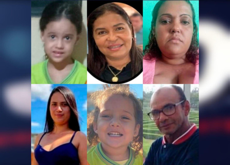 6 pessoas mortas em acidente na Br-174 são identificadas