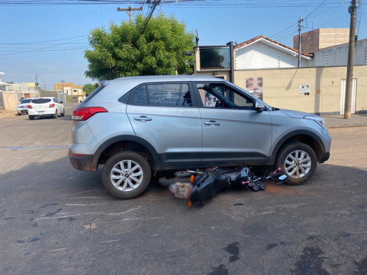 Imprudência no trânsito: mais um motociclista é vítima de acidente em Pontes e Lacerda