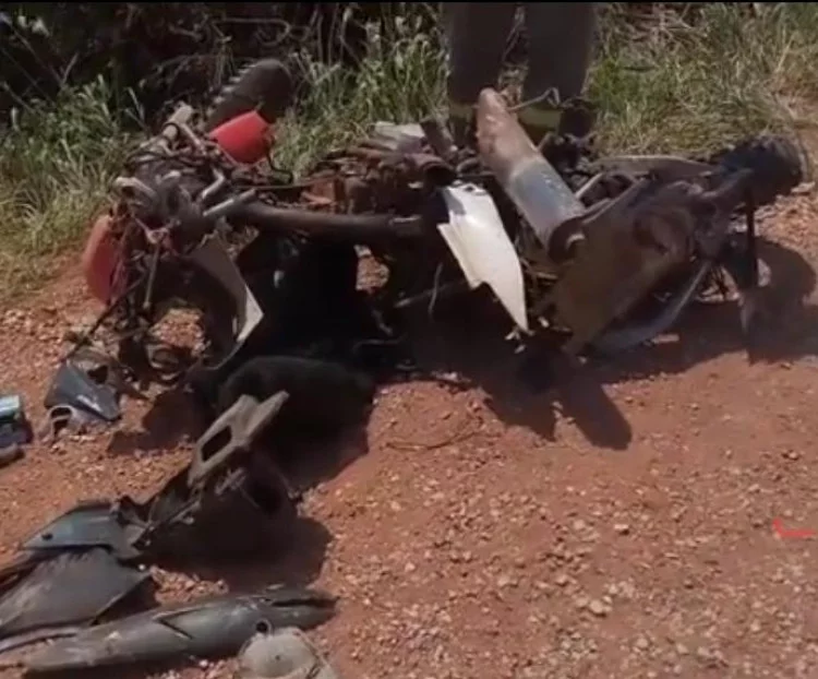 Carreta bate em moto na BR 174 próximo ao Cacho