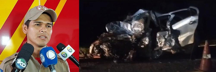 Bebê de três meses está entre as vítimas do acidente em Comodoro, diz bombeiro