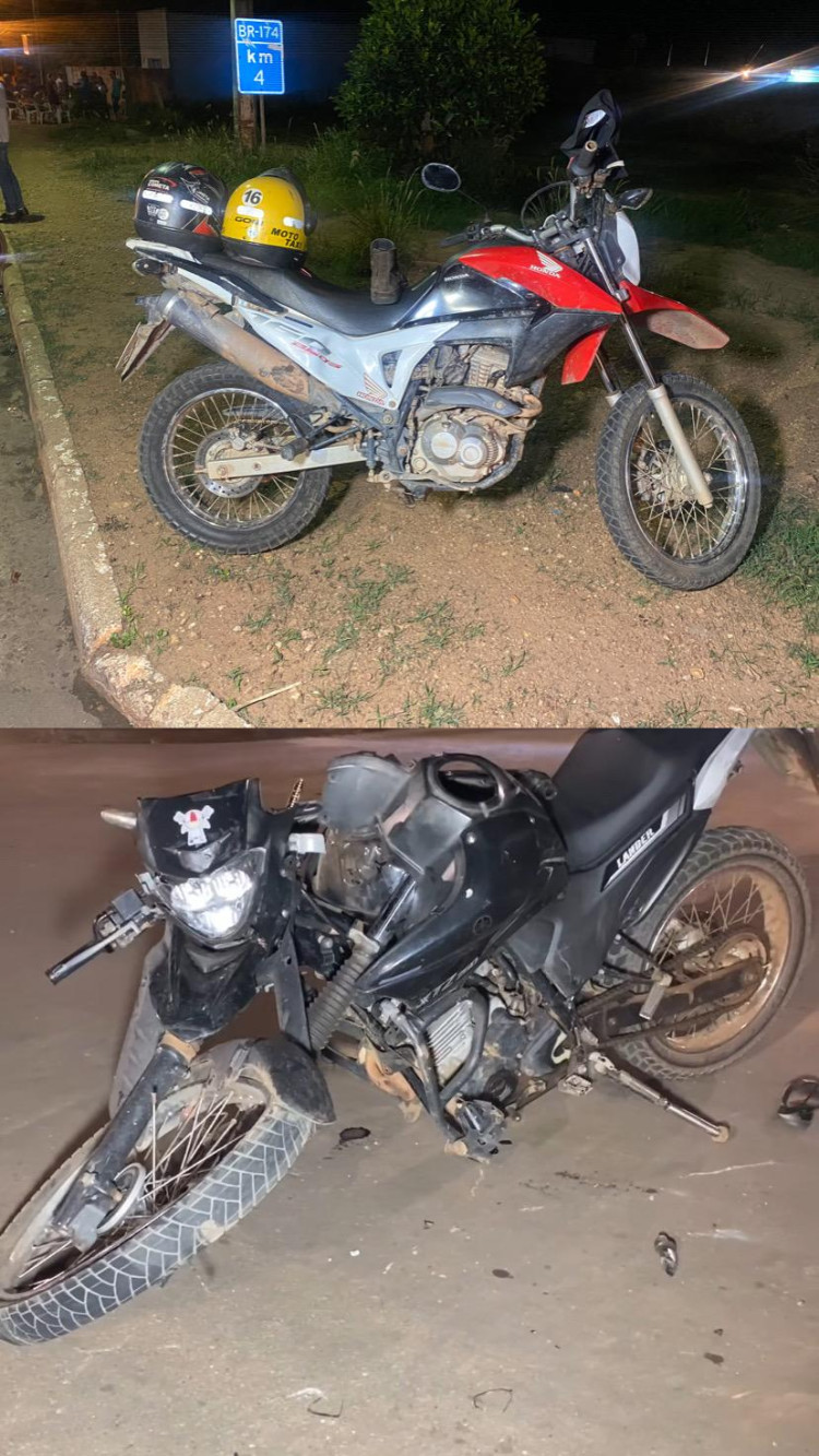 Noite de sexta-feira é marcada por dois acidentes de trânsito em Pontes e Lacerda