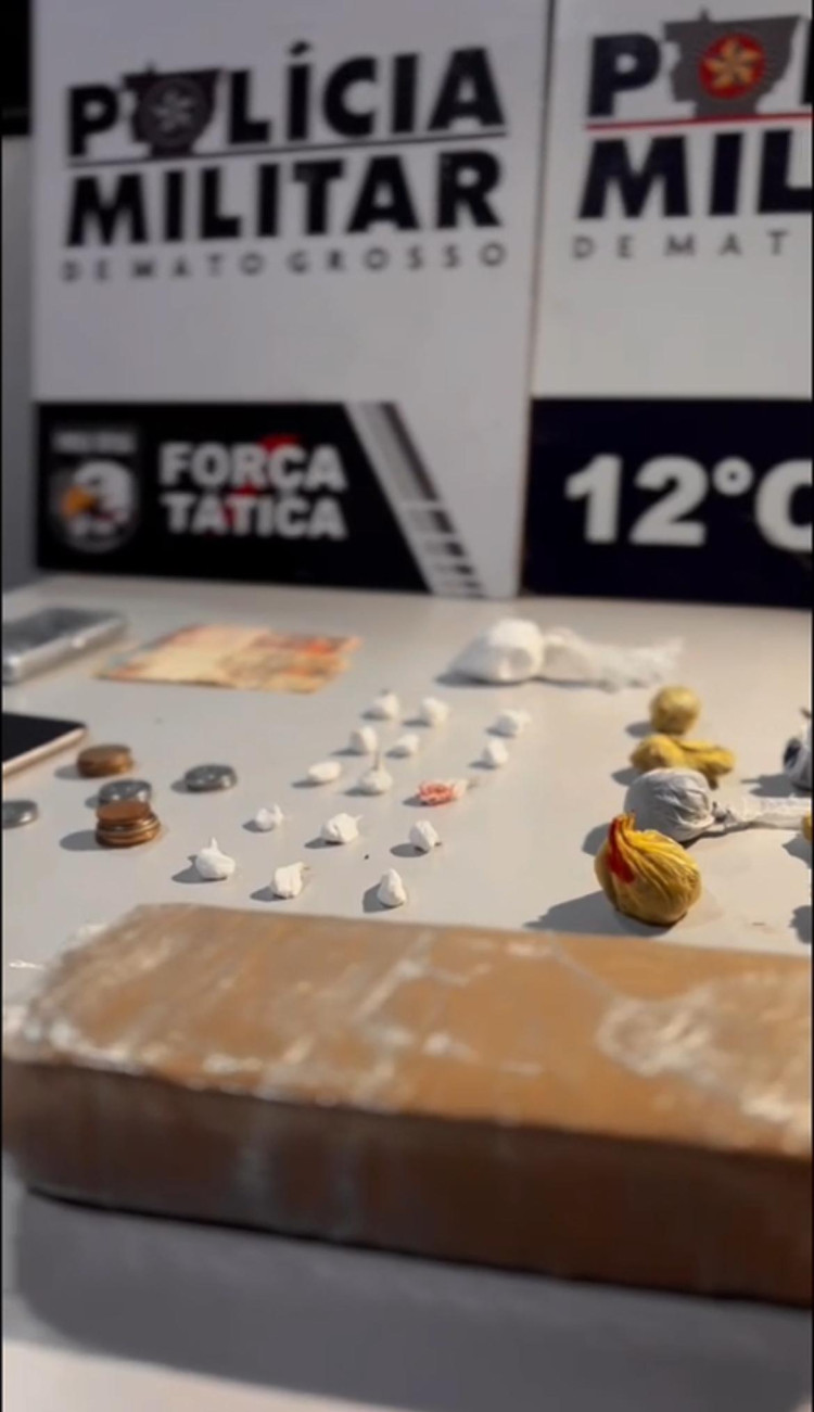 Força Tática prende 4 pessoas com drogas no bairro Residencial Vera