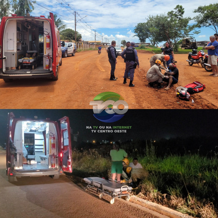 O final de semana inicia com dois acidentes de trânsito em Pontes e Lacerda