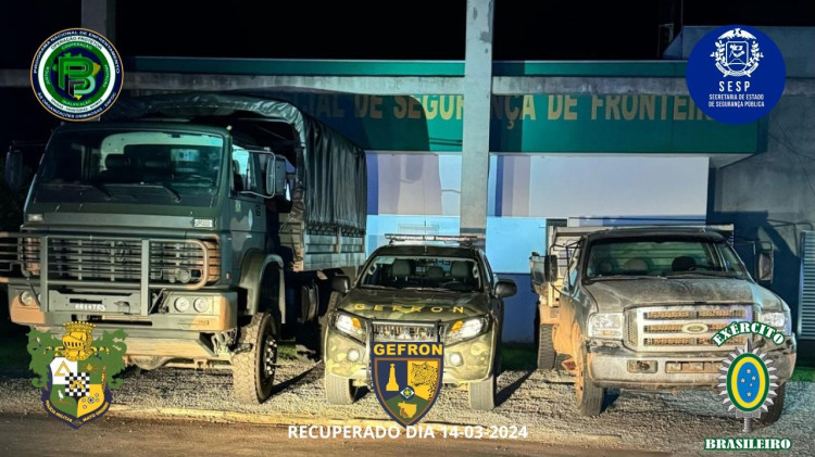 Operação do GEFRON resulta na localização de veículo furtado