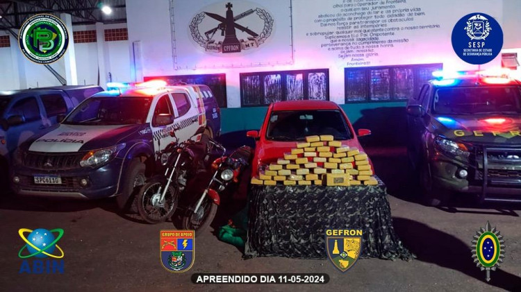 Operação  contra ô Tráfico: Forças de Segurança realiza grande apreensão de drogas