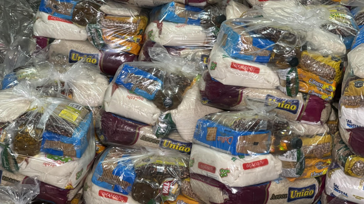 Polícia Civil apreende 215 cestas básicas que seriam distribuídas por organização criminosa na fronteira