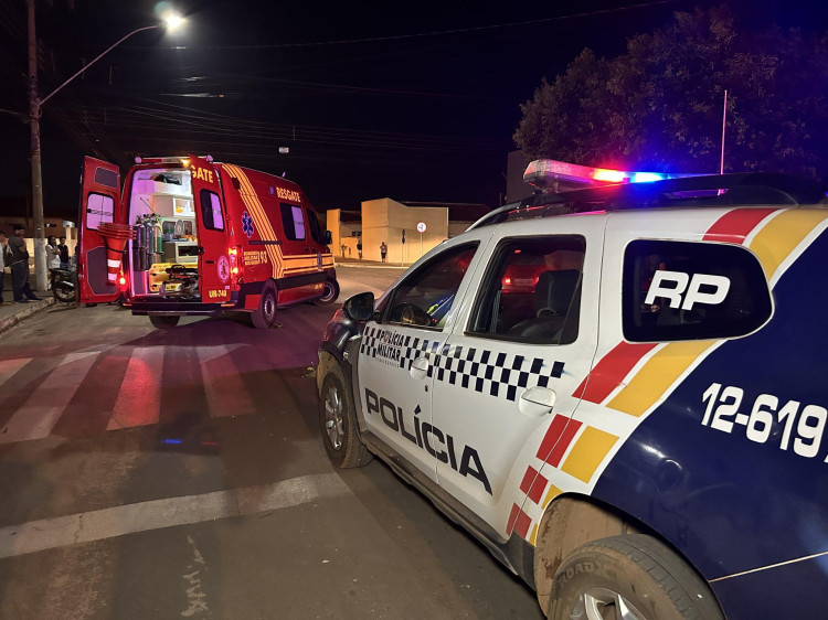 Condutora sem habilitação se envolve em acidente e outra fica ferida no centro da cidade