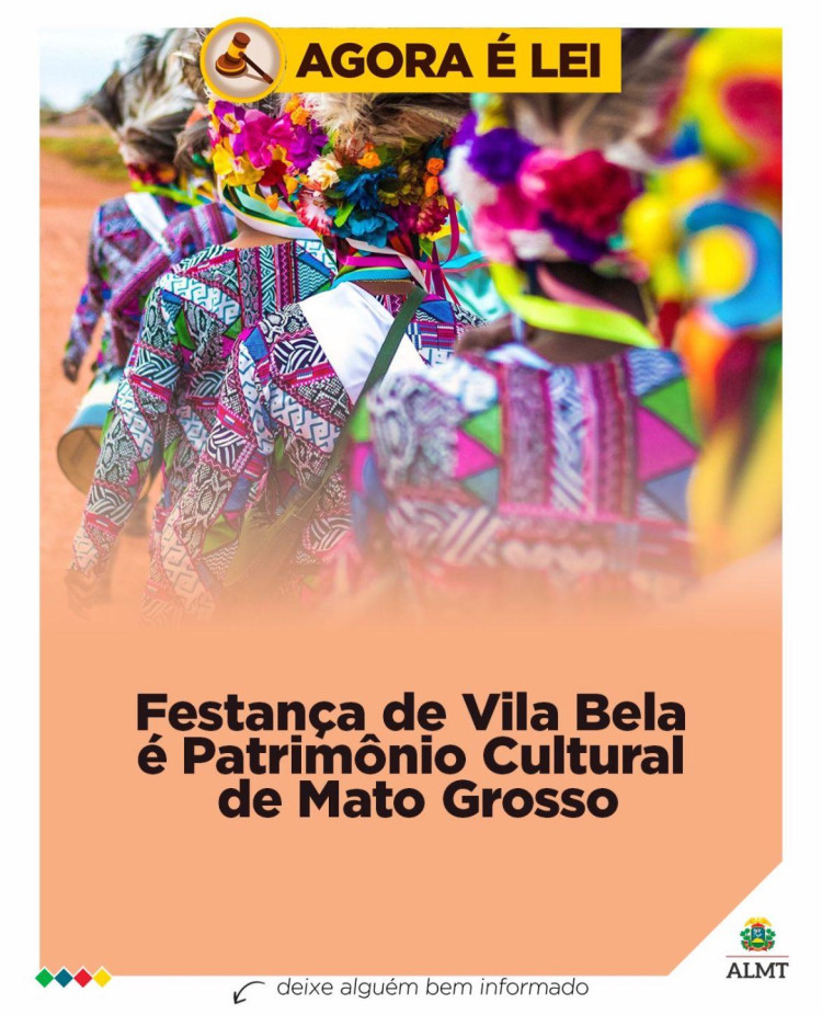Através de lei, festança de Vila Bela se torna patrimônio cultural de Mato Grosso