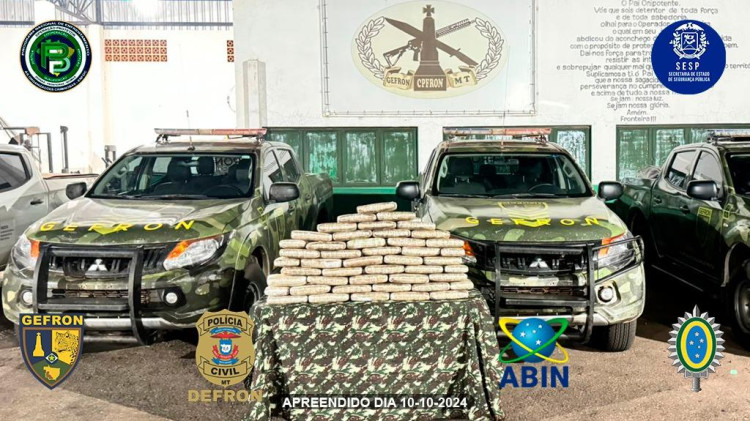 Duas pessoas são presas com drogas avaliadas em 150 mil reais em Pontes e Lacerda
