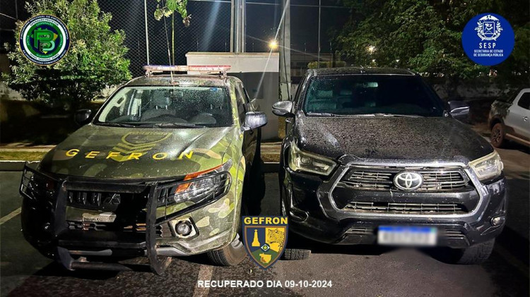 Polícia recupera veículo furtado em ação Integrada em Cuiabá