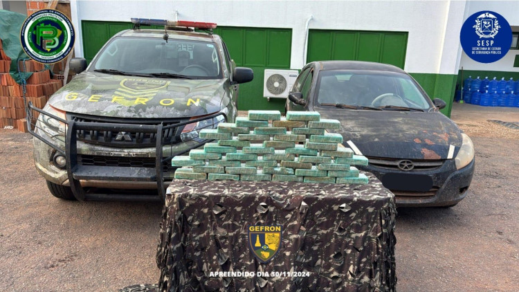 Veículo é apreendido com drogas em Porto Esperidião pelo Gefron