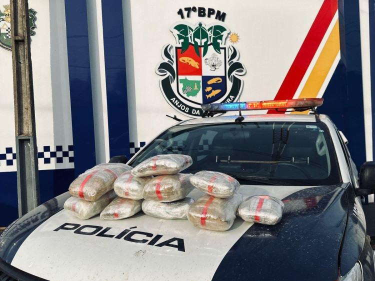 Polícia Militar prende homem com 11 pacotes de supermaconha em Mirassol d’Oeste